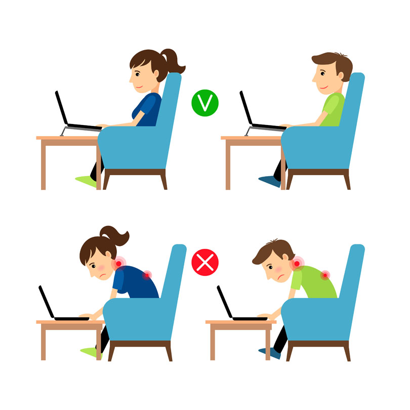 Debout, assis, couché : les bonnes postures